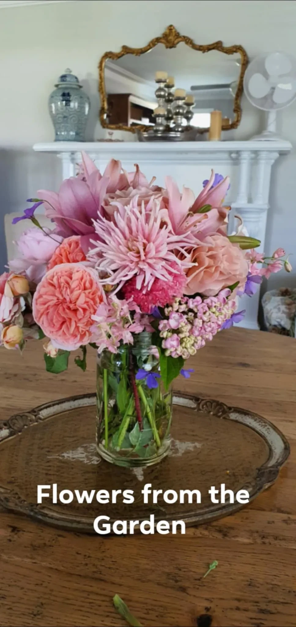 Flowers from the garden