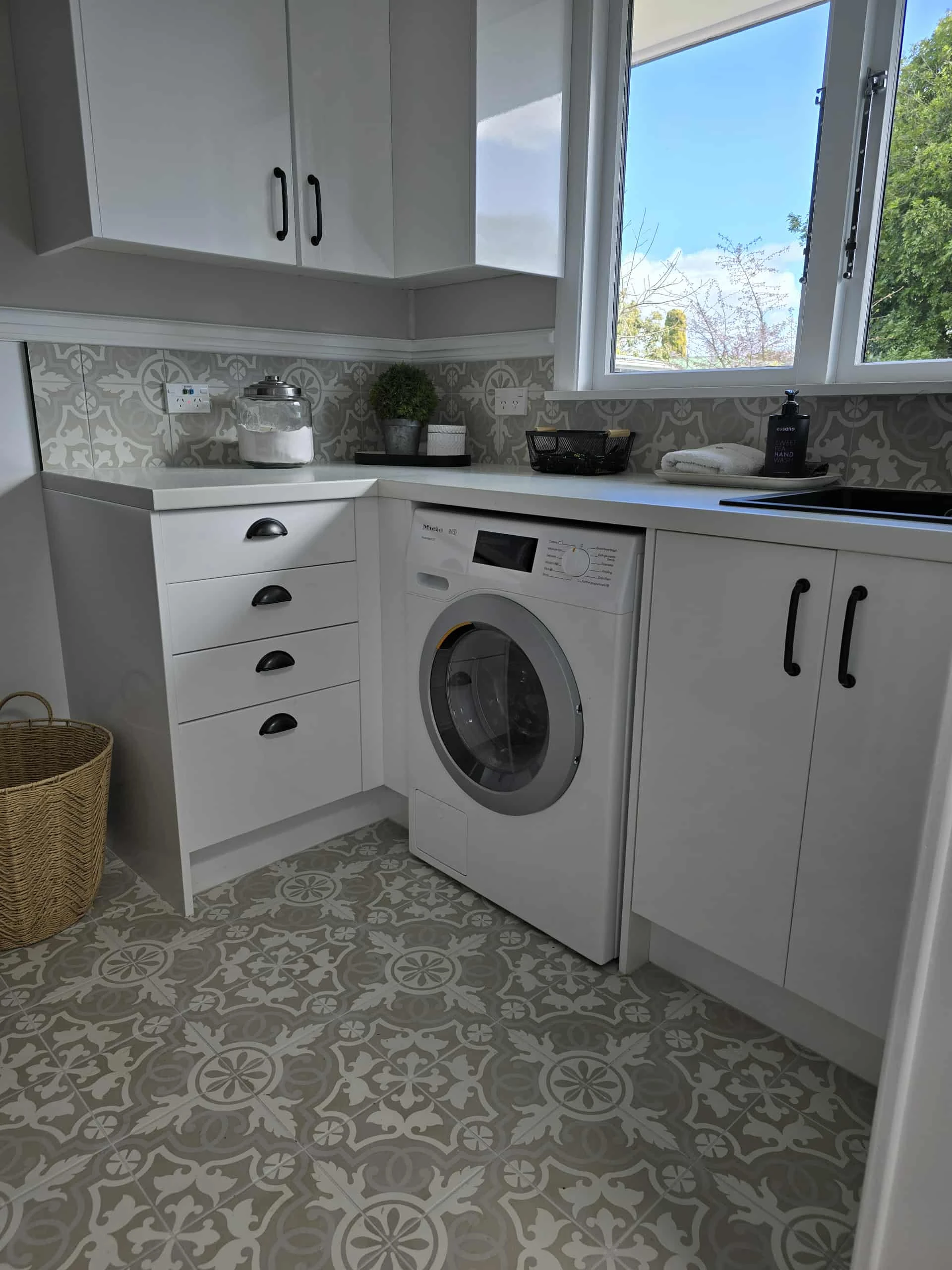 Laundry and bathroom storage